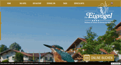 Desktop Screenshot of hotel-eisvogel.de